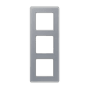 A VIVA Рамка 3-ная, стекло цвет серый, Jung AV583GLMKG