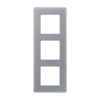 A VIVA Рамка 3-ная, стекло цвет серый, Jung AV583GLMKG JUNG