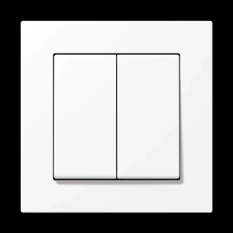 Jung Кнопка, 2 группы, с поддержкой Matter, с источником питания, комплект, MATSA550595WWM MATSA550595WWM JUNG