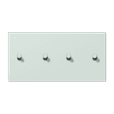 Накладка с 2 х 2 тумблерами, горизонт., Jung LC12-250R0215