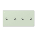 Накладка с 2 х 2 тумблерами, горизонт., Jung LC12-250R0218