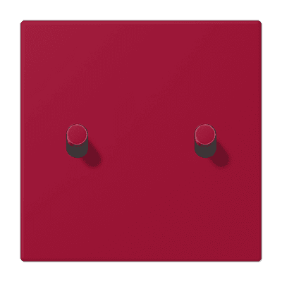 Накладка 2 тумблерами, Jung LC12-5R0229 JUNG