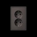 Jung Двойная розетка с повышенной защитой от касания, AL5015KID-L AL5015KID-L