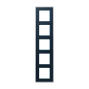 A VIVA Рамка 5-ная, стекло цвет Синий, Jung AV585GLMNB