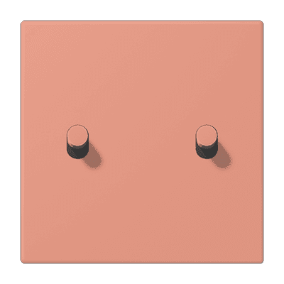 Накладка 2 тумблерами, Jung LC12-5R0233 JUNG