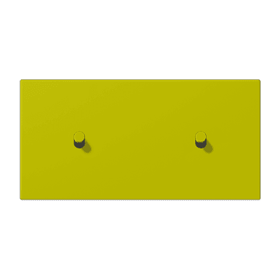 Накладка с 2 х 1 тумблерами, горизонт., Jung LC12-200R0249 JUNG