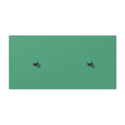 Накладка с 2 х 1 тумблерами, горизонт., Jung LC12-200R0250 JUNG