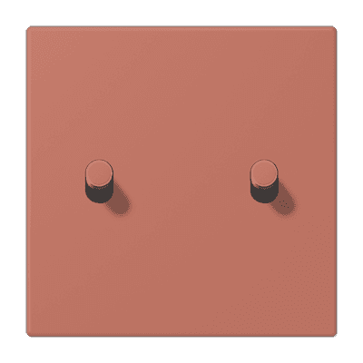 Накладка 2 тумблерами, Jung LC12-5R0236 JUNG