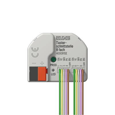 KNX устройство сопряжения 8 групп 400081SE JUNG