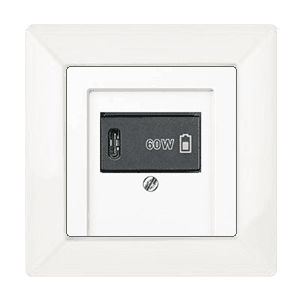 Jung Eco Profi Usb зарядное устройство, цвет белый JUNG