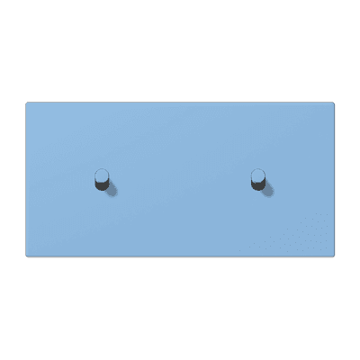 Накладка с 2 х 1 тумблерами, горизонт., Jung LC12-200R0256 JUNG