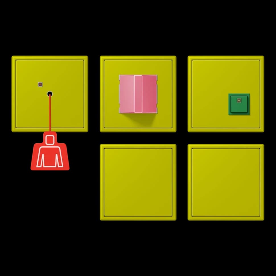 Jung Комплект системы экстренного вызова с источником бесперебойного питания, LC4320F, NRSLC0834-2249 NRSLC0834-2249 JUNG