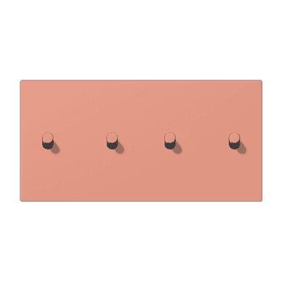 Накладка с 2 х 2 тумблерами, горизонт., Jung LC12-250R0233 JUNG