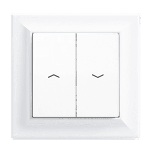 Jung Eco Profi Stadart Выключатель жалюзи, цвет белый глянцевый JUNG