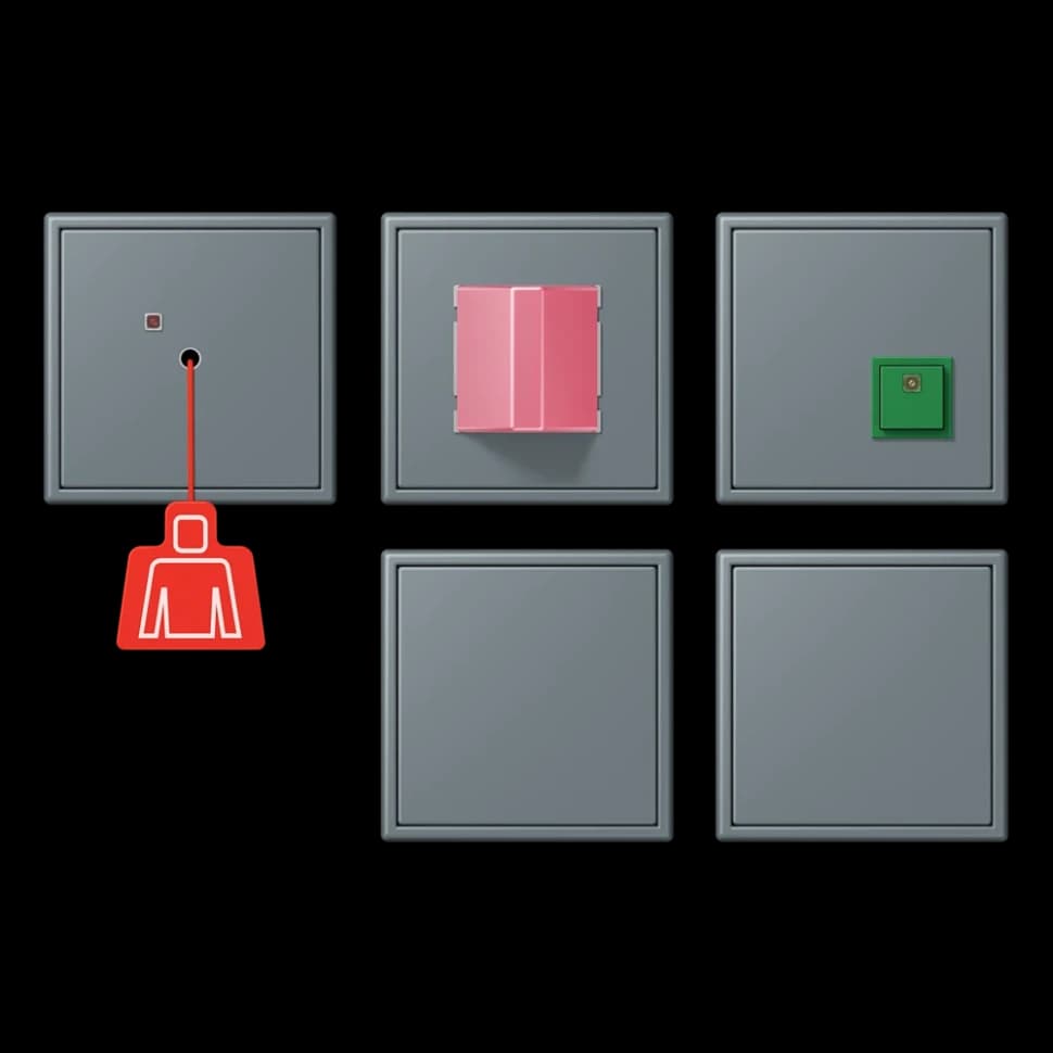 Jung Комплект системы экстренного вызова с источником бесперебойного питания, LC4320H, NRSLC0834-2251 NRSLC0834-2251 JUNG