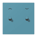 Накладка 2 тумблерами, с символами стрелок, Jung LC12-5PR0212