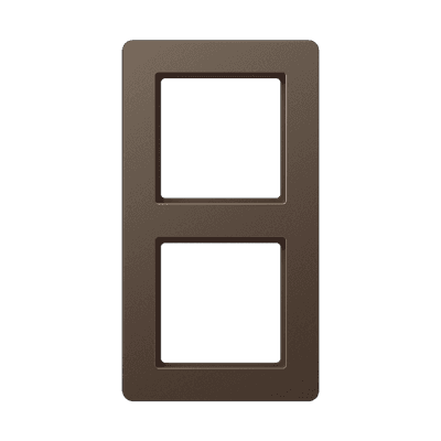 Рамка на 2 поста; термопласт; мокко; A FLOW, AF582BFMO Jung AF582BFMO JUNG