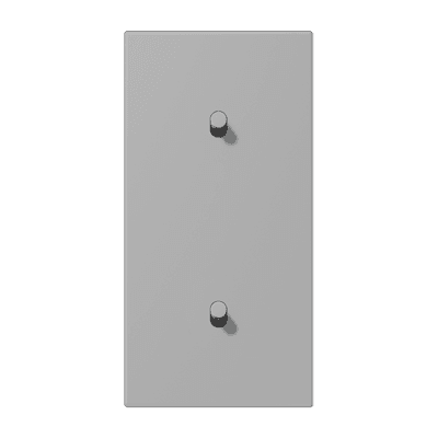 Накладка с 2 х 1 тумблерами, вертик., Jung LC12-20R0204 JUNG