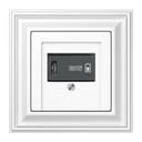 Jung Eco Profi USB зарядное устройство, цвет белый глянцевый