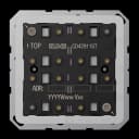 Jung KNX кнопочный модуль Универсальный, F40, Secure, серия CD, 1 группа, CD42911ST CD42911ST