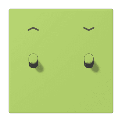 Накладка 2 тумблерами, с символами стрелок, Jung LC12-5PR0221 JUNG