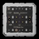 Jung KNX кнопочный модуль Универсальный, F40, Secure, серия CD, 2 группы, CD42921ST CD42921ST