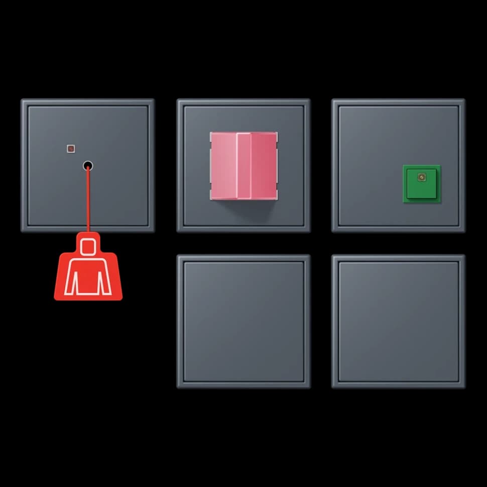 Jung Комплект системы экстренного вызова с источником бесперебойного питания, LC4320U, NRSLC0834-2262 NRSLC0834-2262 JUNG