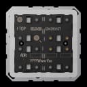 Jung KNX кнопочный модуль Универсальный, F40, Secure, серия CD, 3 группы, CD42931ST CD42931ST