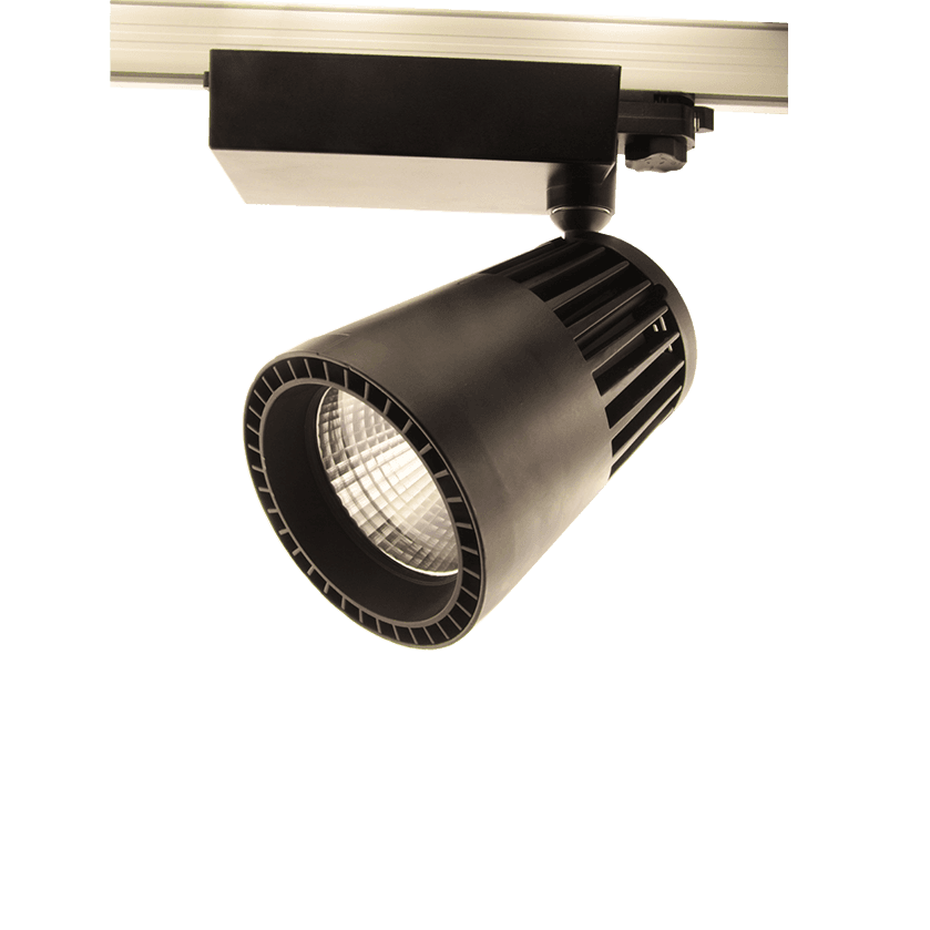 Трековый светодиодный светильник Luxeon Procyon 4 LED 40 4000K black 24 deg