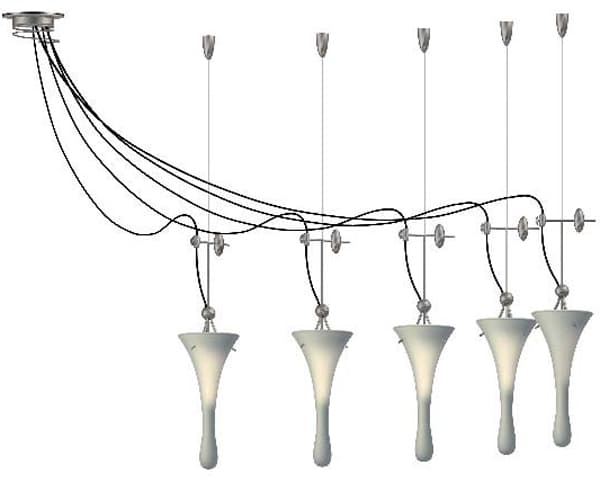 Подвесной светильник Lamp International Goccia 2034/F5 Lamp International