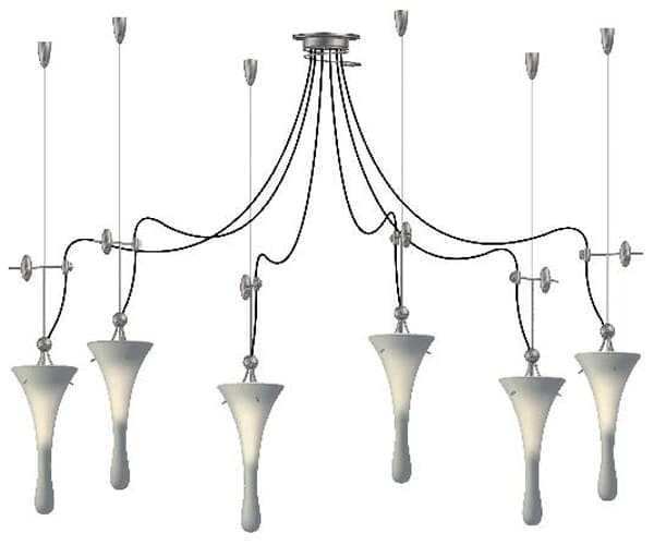 Подвесной светильник Lamp International Goccia 2034/F6 Lamp International