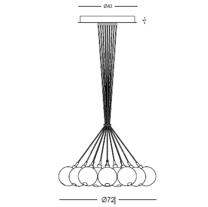 Подвесной светильник Cangini&Tucci Eclisse 1292.19L