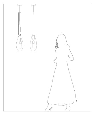 Подвесной светильник SkLO hold pin pendant SkLO