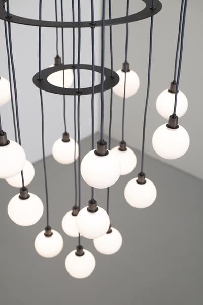 Подвесной светильник SkLO drape circle 18 chandelier — фото 2