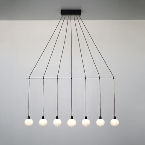 Подвесной светильник SkLO drape linear 7 chandelier