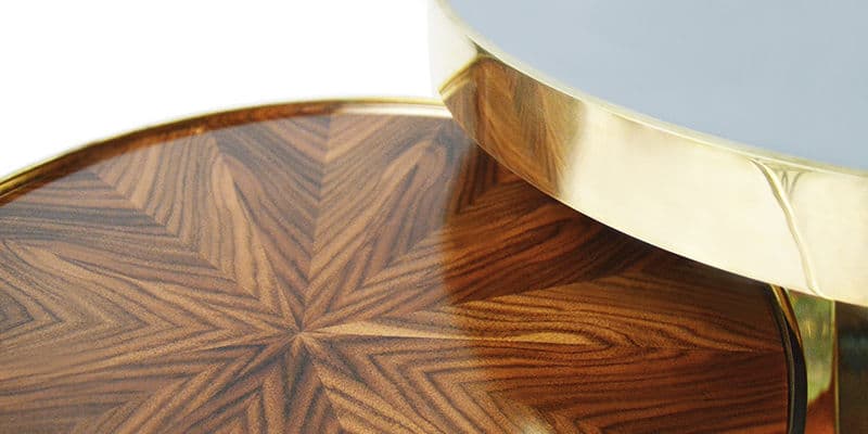 Боковой столик Bat eye Wheel set side table