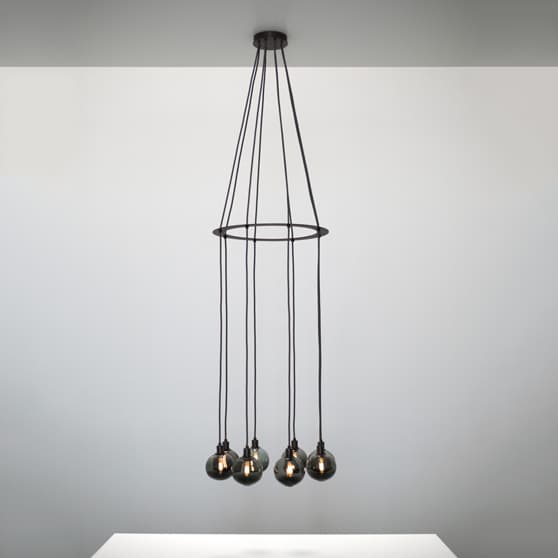Подвесной светильник SkLO drape circle 8 chandelier