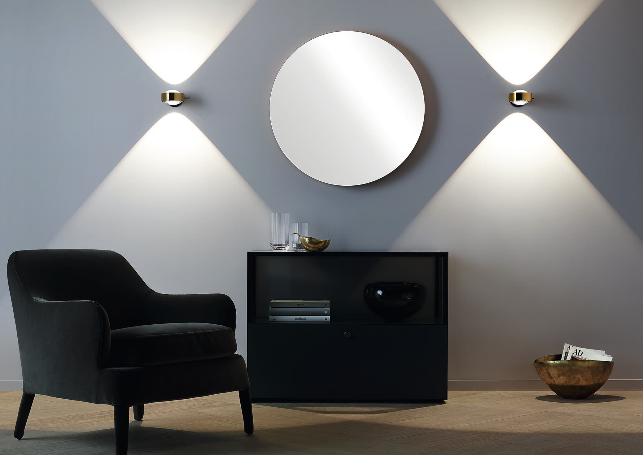 Настенный светильник Occhio Sento verticale Occhio