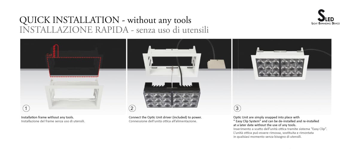 Встраиваемый светильник Castaldi Lighting TACTO Castaldi Lighting