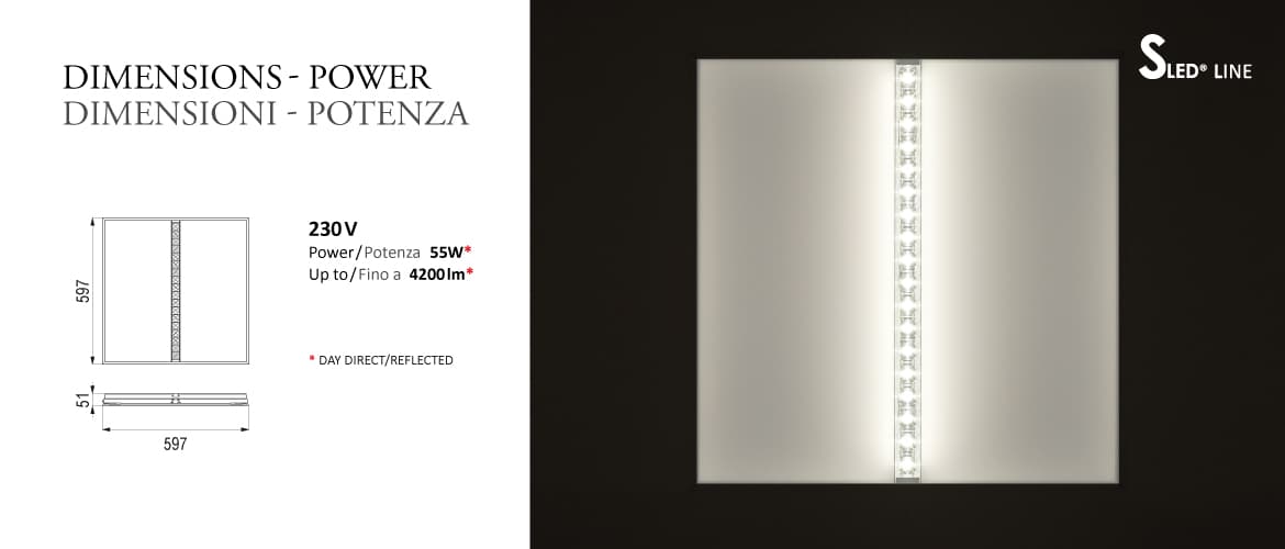 Встраиваемый светильник Castaldi Lighting DAY Castaldi Lighting