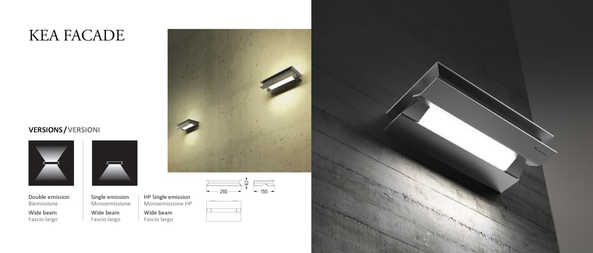Настенный светильник Castaldi Lighting D68 KEA facade Castaldi Lighting