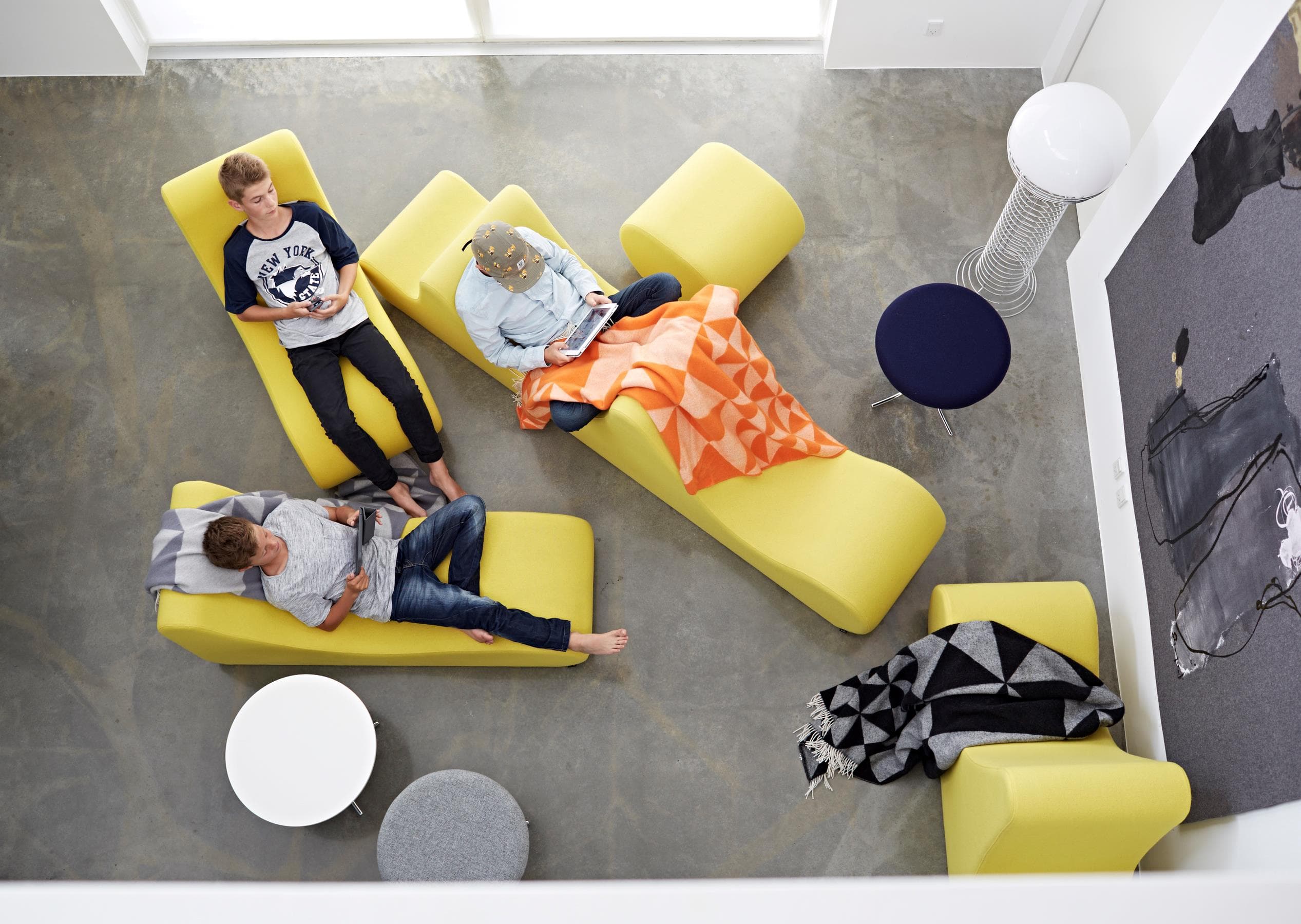 Кресло-шезлонг Verpan WELLE 3