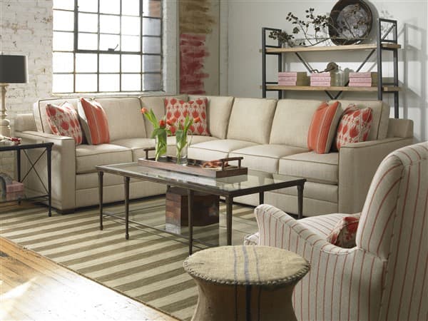 Коктельный столик Vanguard Furniture Hardin Cocktail Table / Glass Top