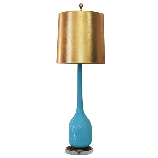 Настольная лампа Louise Gaskill Blue Murano Glass Lamp