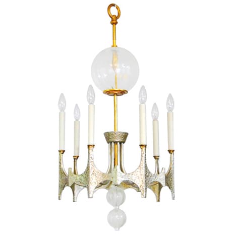 Люстра Louise Gaskill BRUTALIST WITH CLEAR GLASS Louise Gaskill