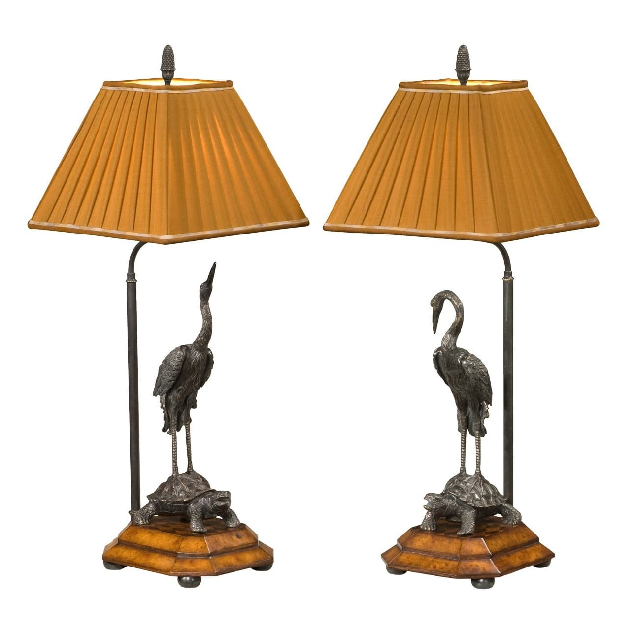 Настольная лампа Theodore Alexander Meiji Cranes Table Lamp
