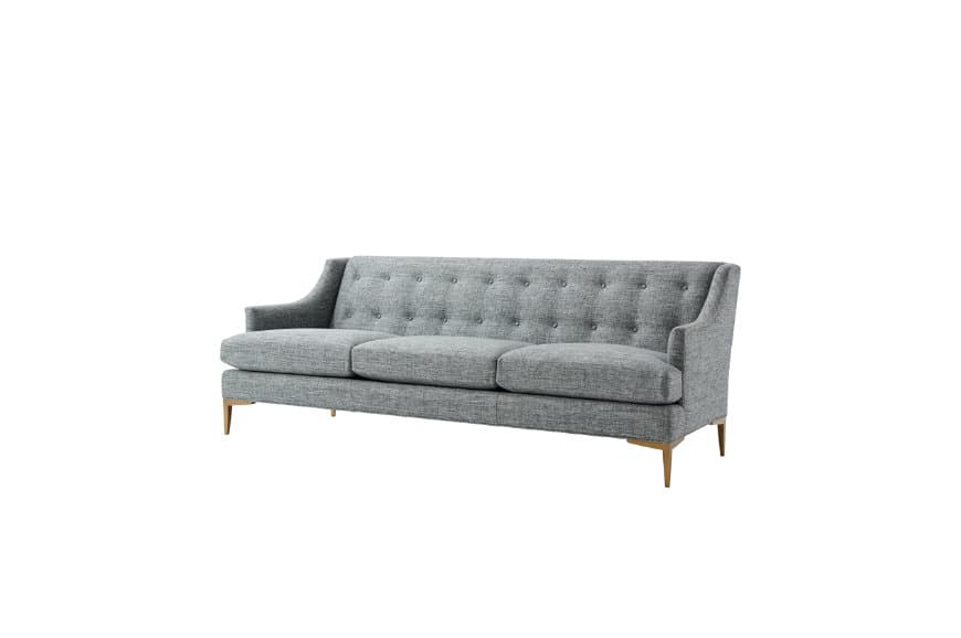 Диван Theodore Alexander Elaine Loveseat (Brass)