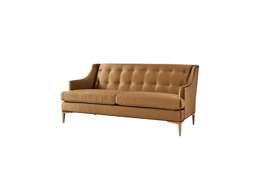 Диван Theodore Alexander Elaine Loveseat (Brass)
