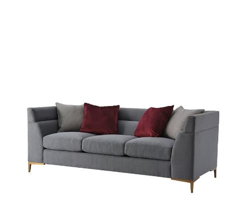 Диван Theodore Alexander Boystown Love Seat (Brushed Brass)