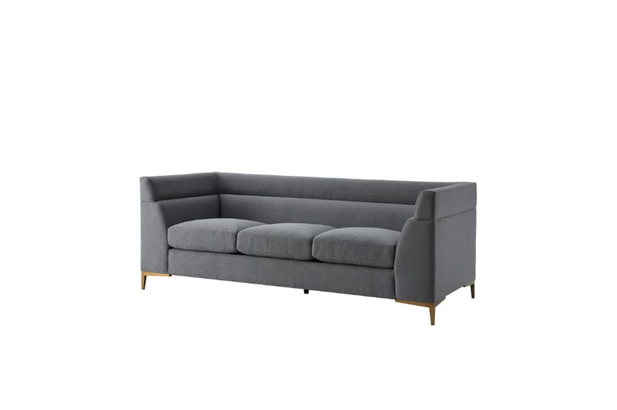 Диван Theodore Alexander Boystown Love Seat (Brushed Brass)